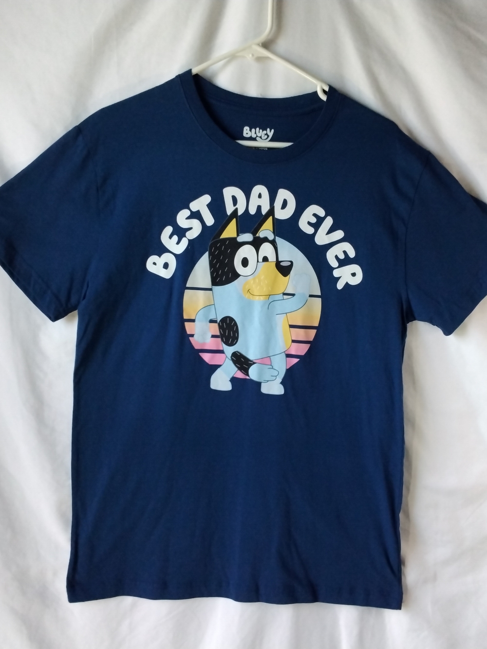 Blue 'Best Dad Ever' Graphic Tee by Bluey
